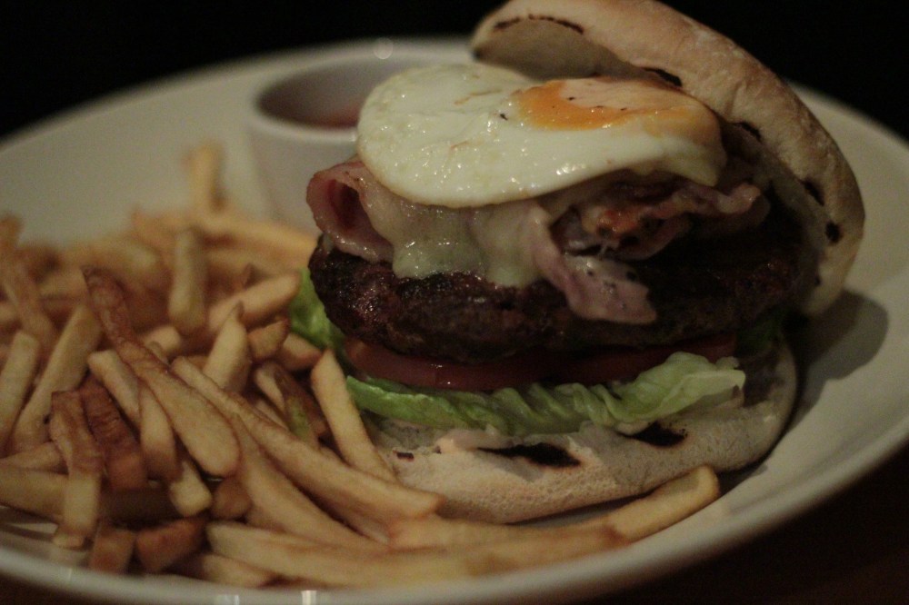 The mighty Red Onion burger