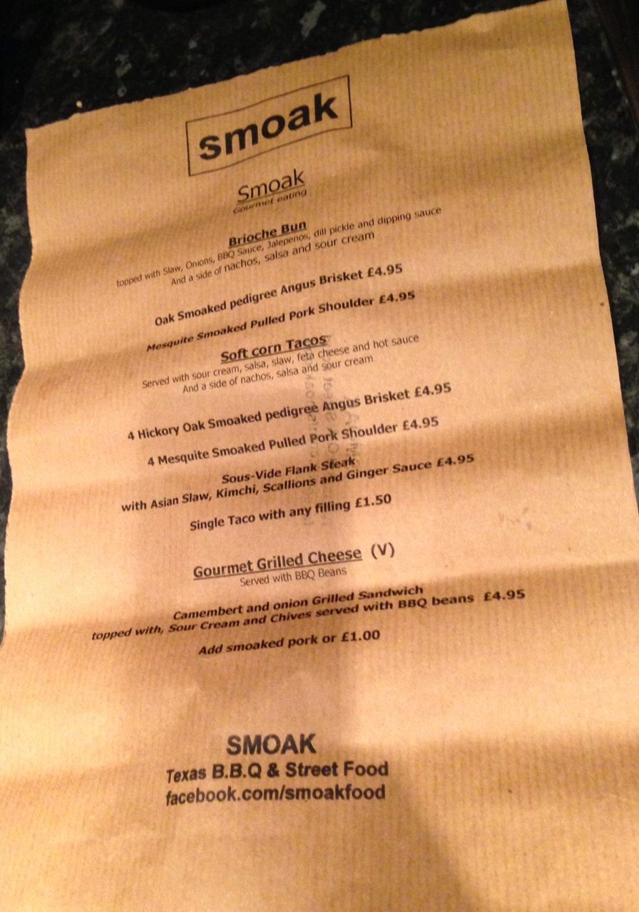 SMOAKMENU