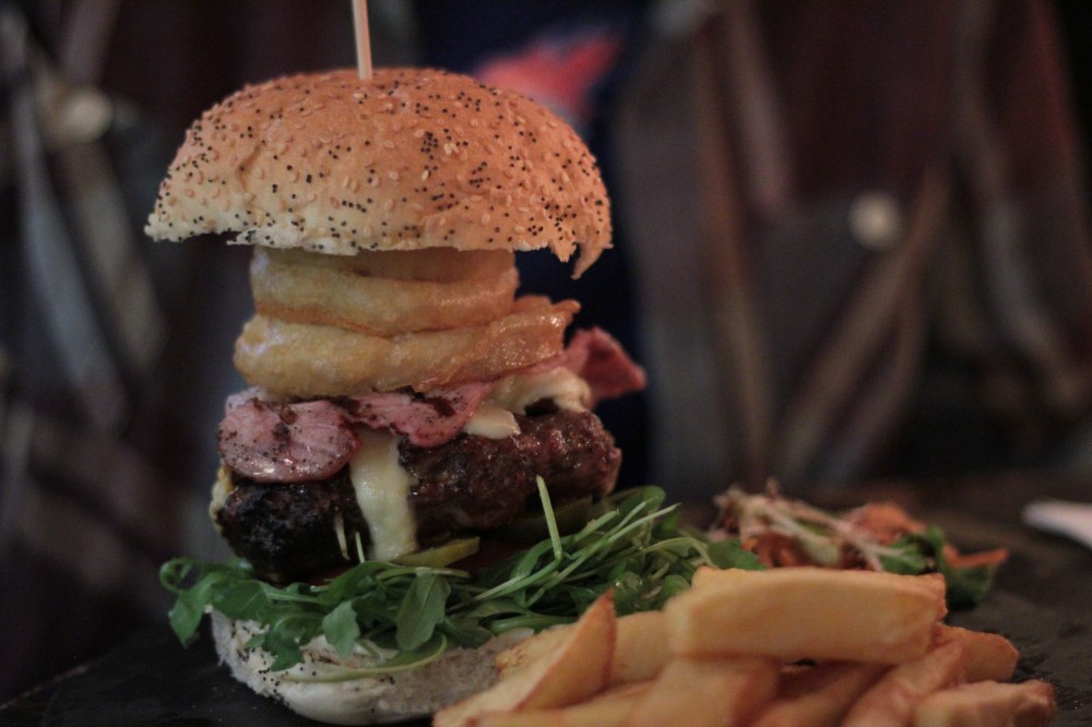 One of the biggest burgers in Glasgow