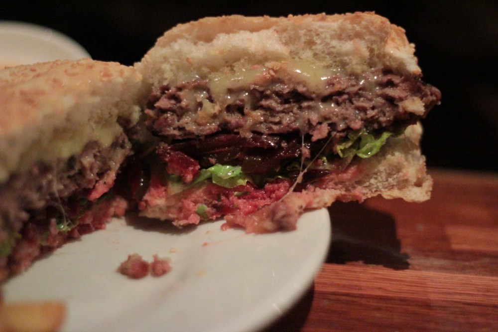 The gruyere, beetroot relish and chipotle were delicious!