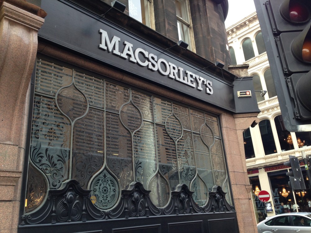 MacSorley's, Glasgow.