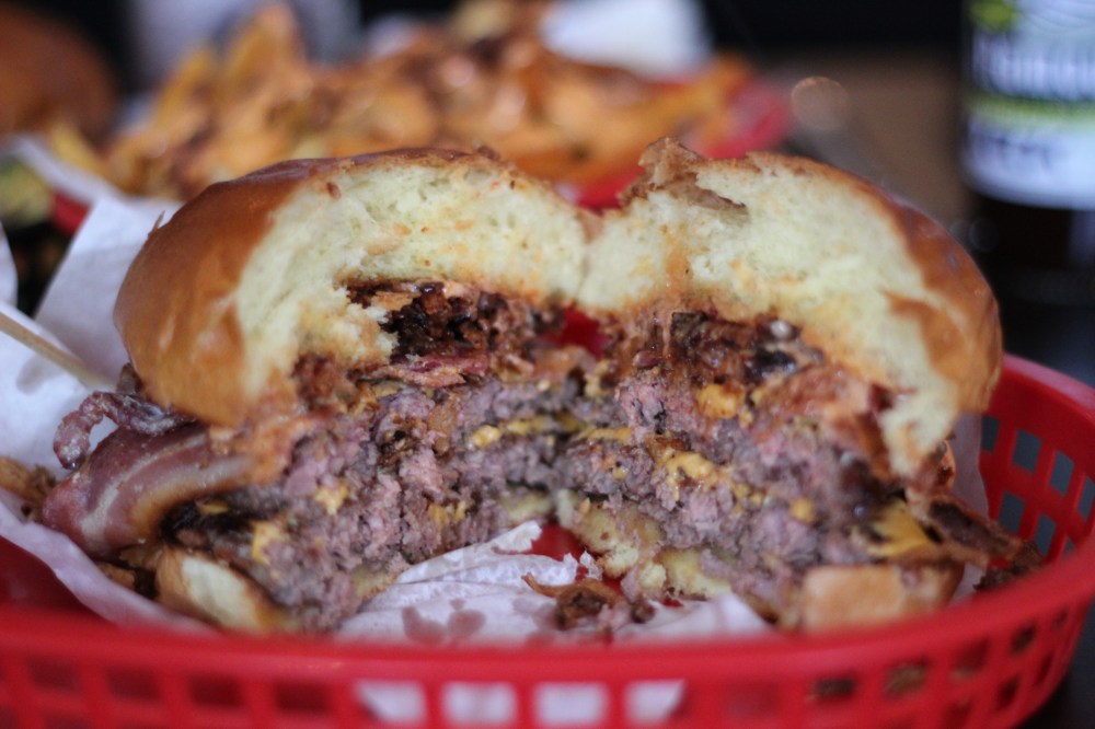 Inside the Smokey & Bandit burger