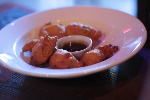 Hush Puppies. Deep fried cornbread.