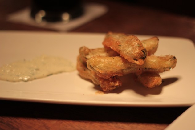 Deep-fried pickles