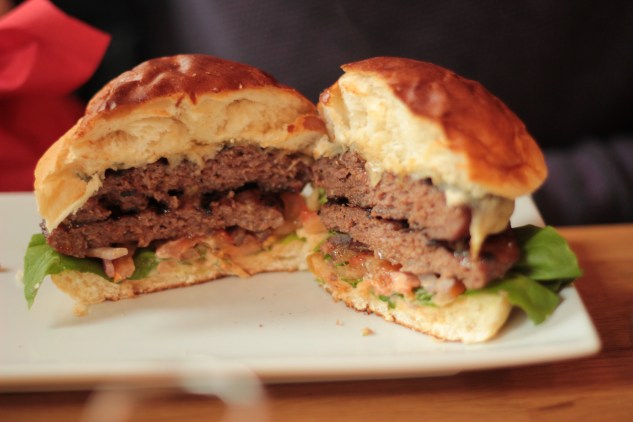 Inside the Chophouse Burger