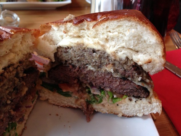 Inside the Glasgow Burger