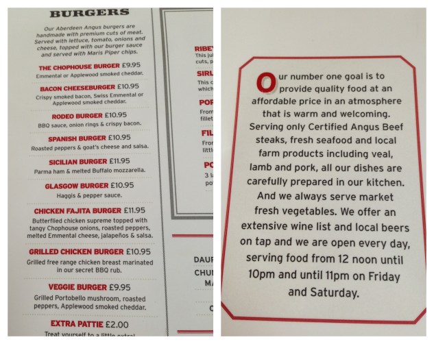 The Burger Menu