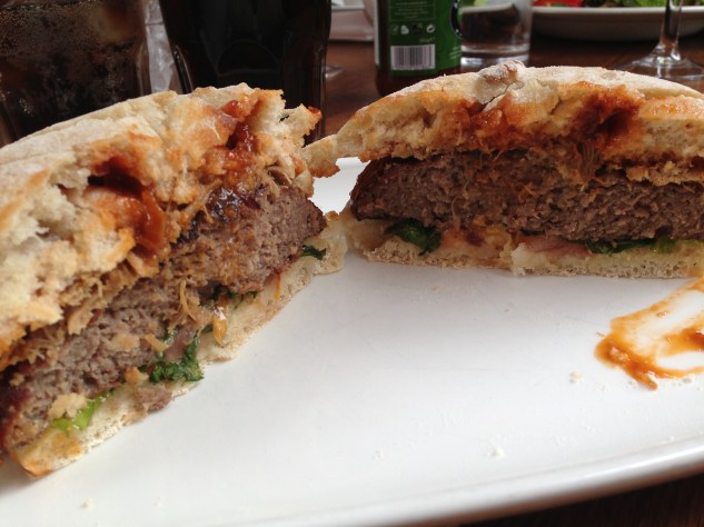 Inside the Bison Burger