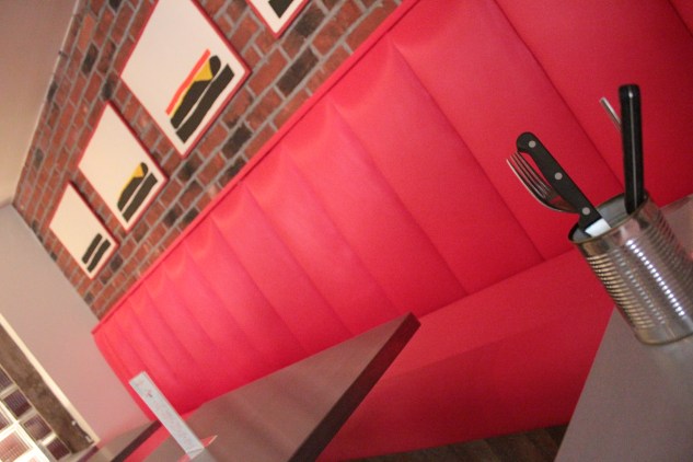 BMB sports a cool, stripped back look