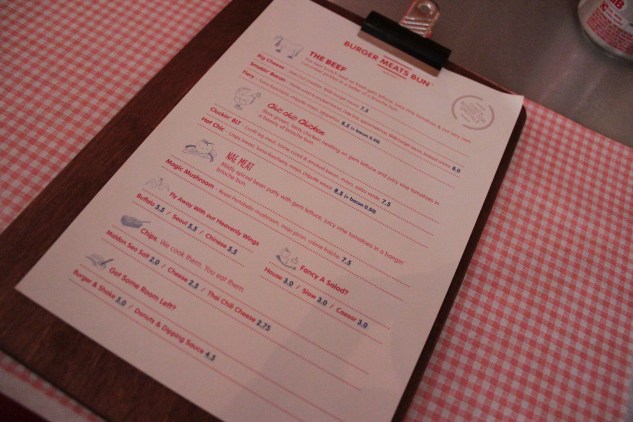 The Menu (click to enlarge)