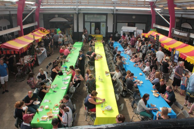 The Street Feastival in full swing.