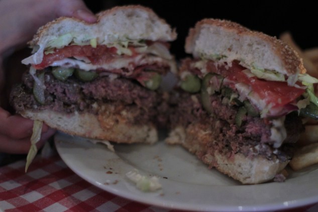 Inside the 'Marquee de Fuck' burger