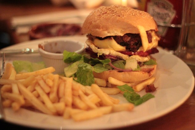 The classic angus burger, with added custom toppings.