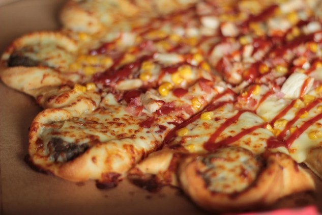 We went for the 'BBQ Americano' topping