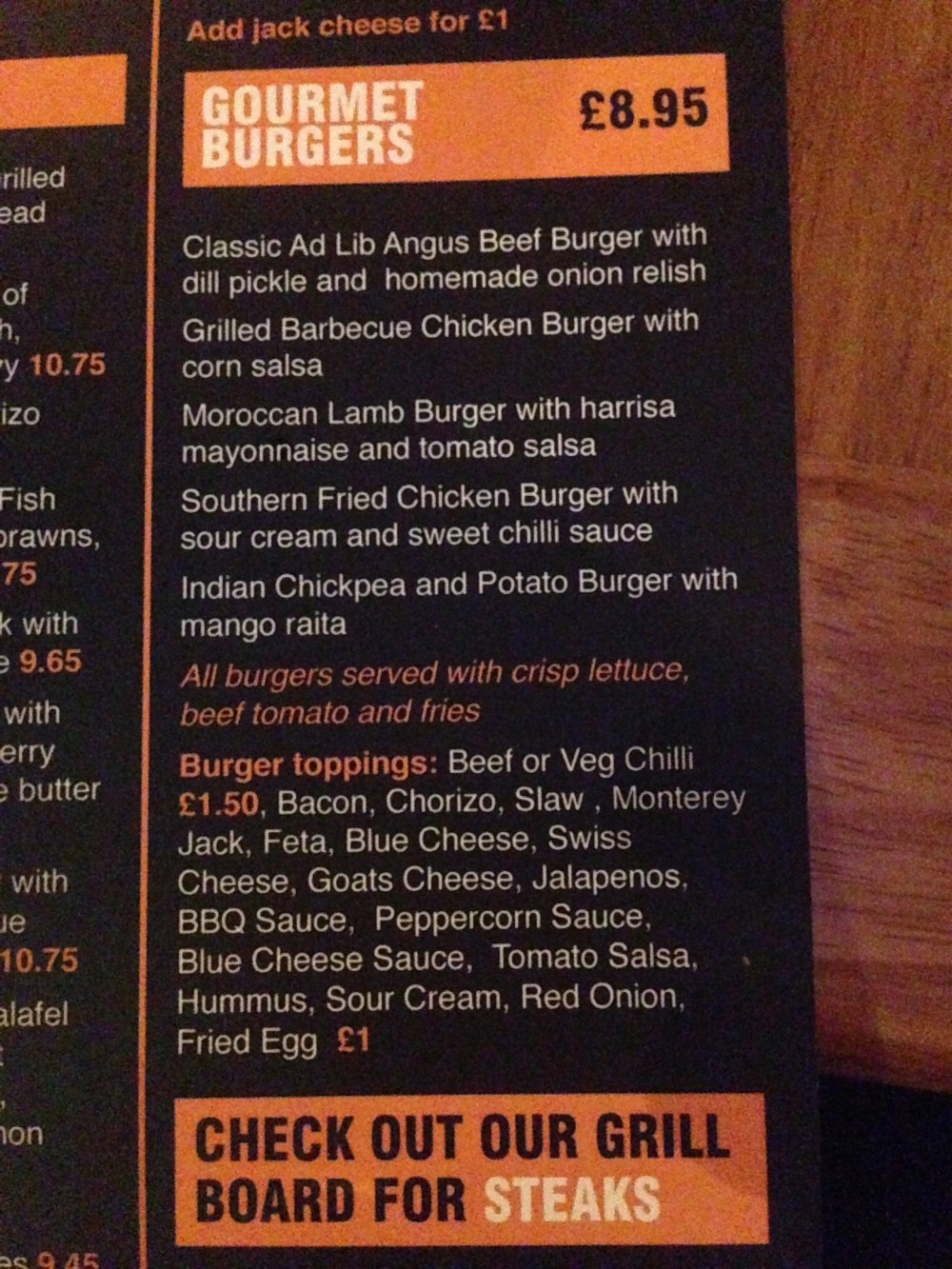 The burger menu