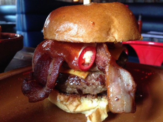 This was a monstrous burger