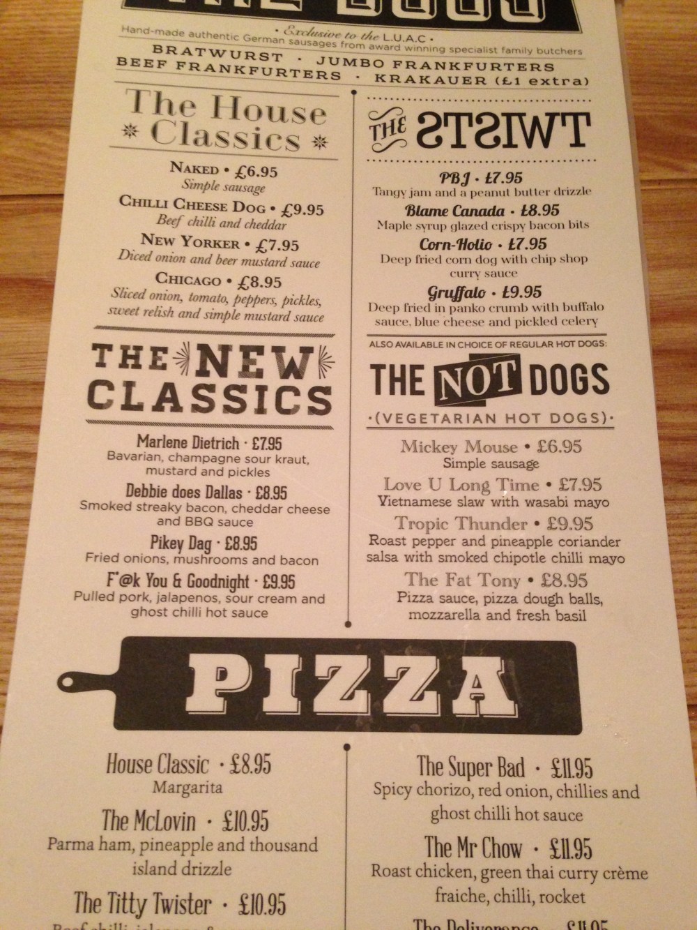 The Menu (click to enlarge)