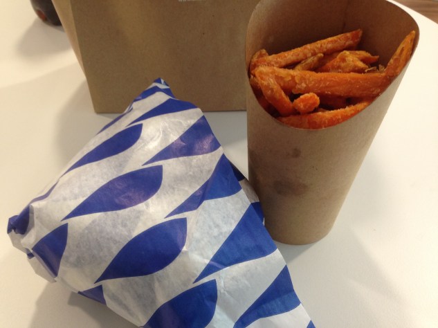The sweet potato fries have improved a lot since our first review.