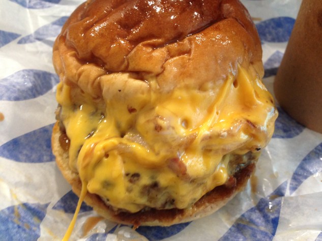 A delicious, gooey, cheesy mess.