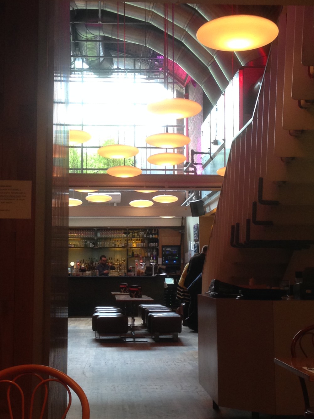 The Arches Cafe looks great inside.