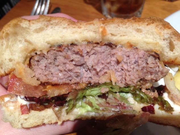 Inside the Buckfast Burger