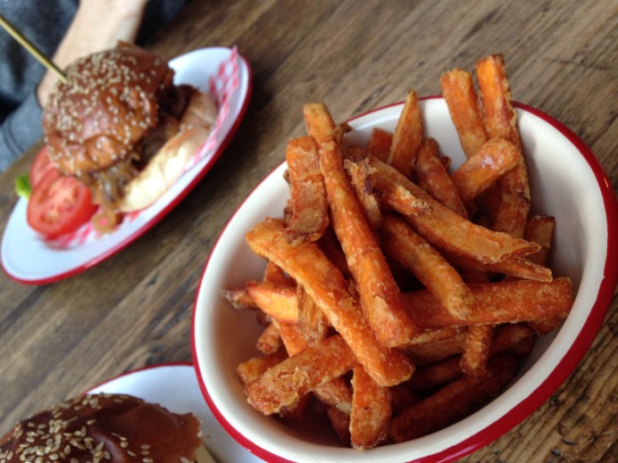 The sweet potato fries.
