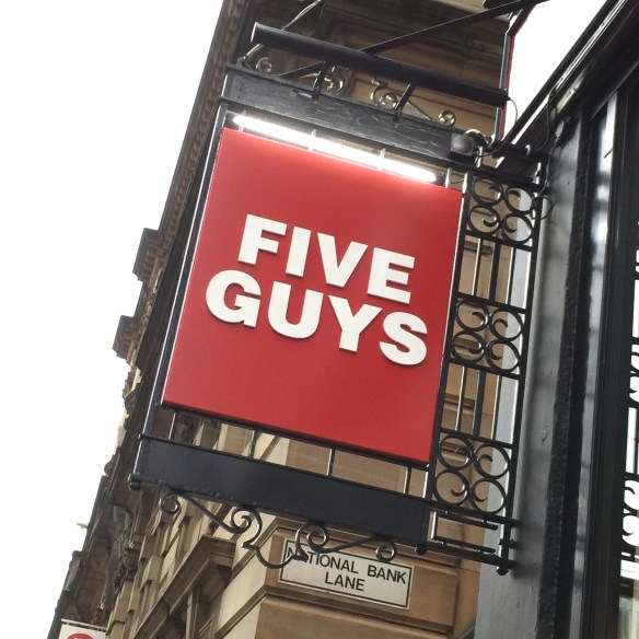 Five Guys, Glasgow.