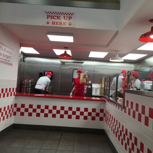 Once you've placed your order, they call out your number here.