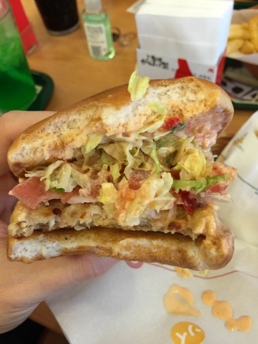 MOS Burger goodness.