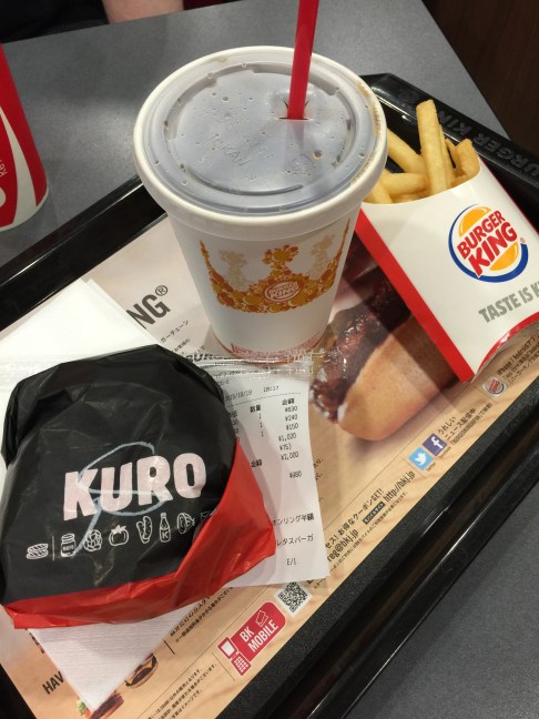 Even the wrapper was black and red...