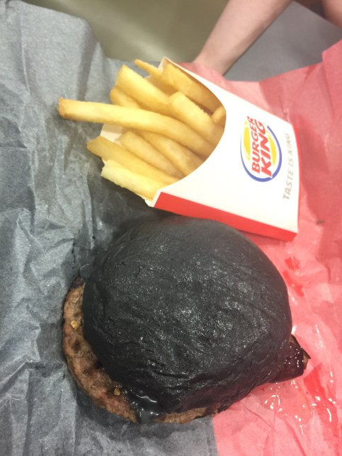 My first burger in Japan...