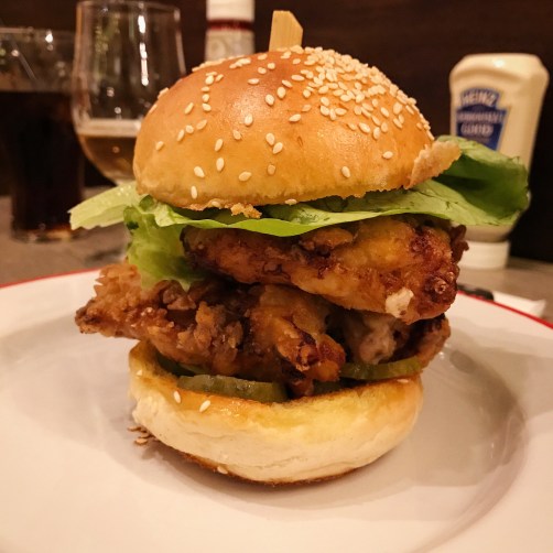 Buttermilk fried chicken burger